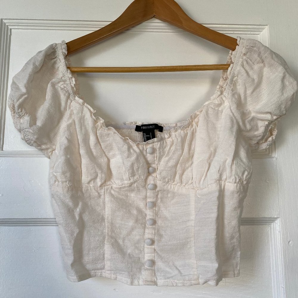 Forever 21 Milkmaid Top